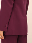 Sassari Blazer - Mulberry