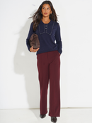 Yale Trouser - Burgundy