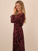 Streasa Dress - Plum