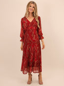Streasa Dress - Red