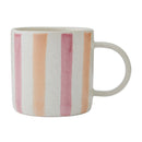 Pink and Red Stripe Mug