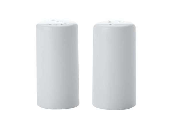 White Basics Cylindrical Salt & Pepper