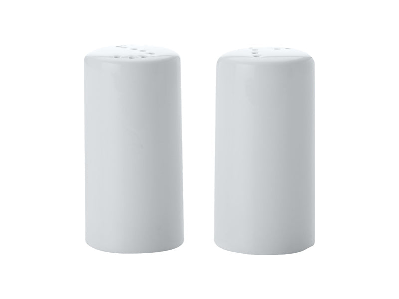 White Basics Cylindrical Salt & Pepper