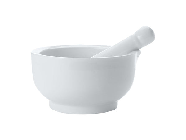 White Basics Mortar & Pestle 12cm