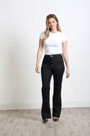 Abigail Wide Leg Jean - Raw Wash