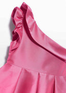 Asymmetric Dress - Bubblegum