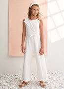 Crepe Romper - Cream