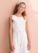 Crepe Romper - Cream