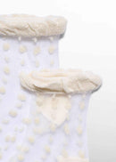 Jacquard Socks - Cream