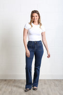 Ada Wide Leg Jean - Mid Ink
