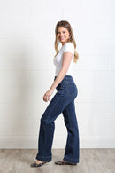 Ada Wide Leg Jean - Mid Ink
