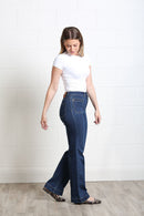 Ada Wide Leg Jean - Mid Ink