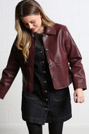 Rave Adele Jacket - Burgundy