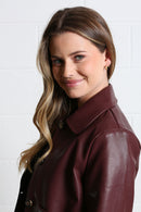 Rave Adele Jacket - Burgundy