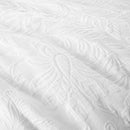 Fleur Matelasse Duvet Cover Set - White