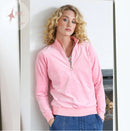 Amina Half Zip Sweatshirt - Candy