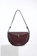 Angelina Shoulder Saddle Bag - Cherry