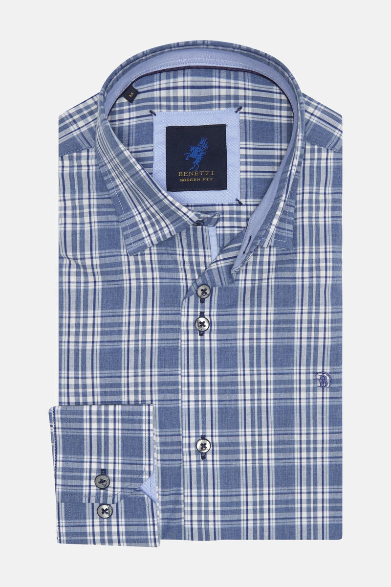 Angley Long Sleeve Shirt - Blue