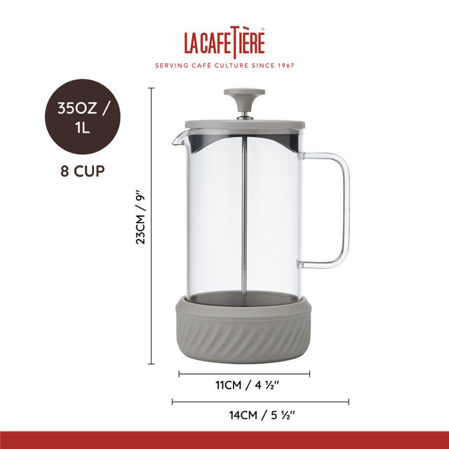 Zero 8 Cup Cafetiere - Latte