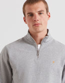 Arnold 1/4 Zip Sweatshirt - Light Grey
