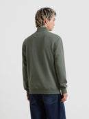 Arnold 1/4 Zip Sweatshirt - Rosemary Marl