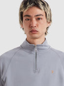 Arnold 1/4 Zip Sweatshirt - Icelandic Blue