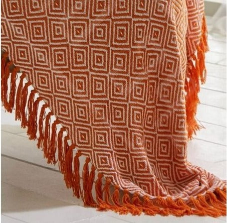Ascot 180X250cm Throw - Terracotta