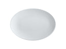 White Basics Oval Plate