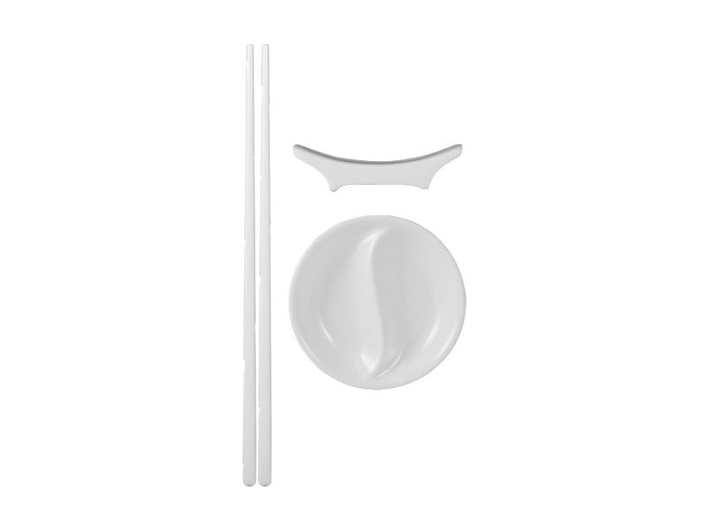 White Basics Chopstick Entertainment Set