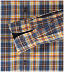 Comfort Fit Check Shirt - Blue