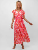 Ballerina Dress - Pink/orange