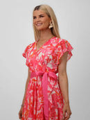 Ballerina Dress - Pink/orange