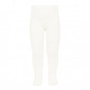 Plain Stitch Tights - Cream