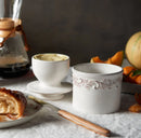 Antique Butter Bell Crock - White Linen