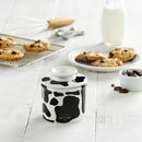 CowBell Black & White Butter Bell Crock