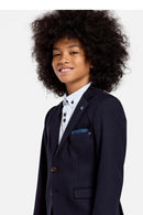 Belfast 2 Button Jacket - Navy