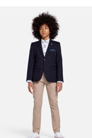 Belfast 2 Button Jacket - Navy