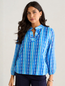 Bella Band Top - Blue Wave