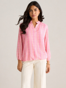 Bella Band Top - Light Pink Wave