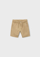 Linen Bermuda Shorts - Mocha
