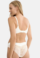 Body Make-Up Illusion Lace Bra - Ecru White