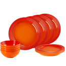 12 Piece Dinnerware Set - Volcanic