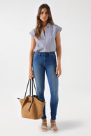 Push Up Destiny Skinny - Blue