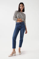 True Crop Slim - Blue