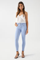 Secret Push In Cropped Skinny - Blue