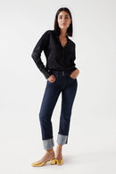 Secret Straight Jean - Dark Blue