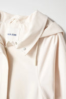 Hooded Raincoat - Beige