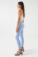 Secret Push In Cropped Skinny - Blue