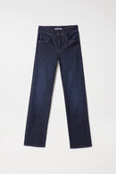 Secret Straight Jean - Dark Blue