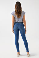 Push Up Destiny Skinny - Blue